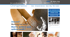 Desktop Screenshot of broadbeachchiropractic.com.au